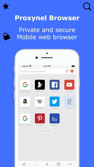 Phoenix Browser + Proxy VPN screenshot 1
