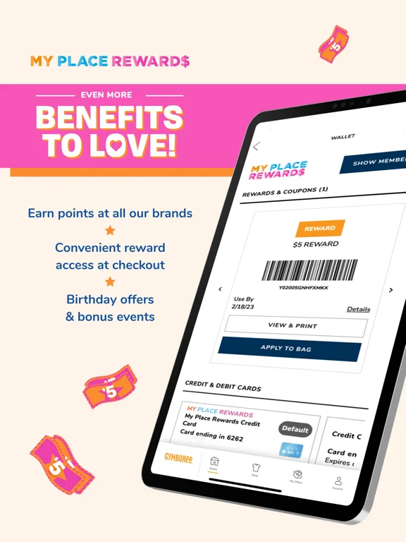 Gymboree screenshot 2