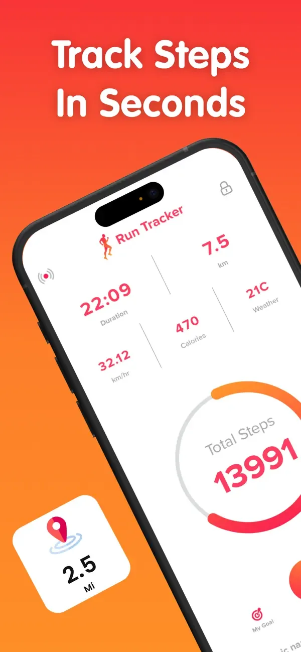 Running: Distance Tracker App screenshot 1