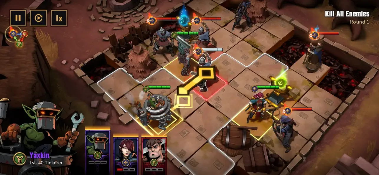 Grimguard Tactics: Fantasy RPG screenshot 2