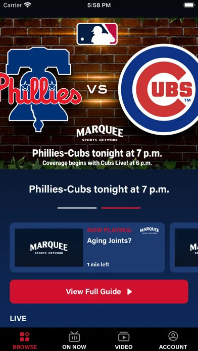 Marquee Sports Network screenshot 5