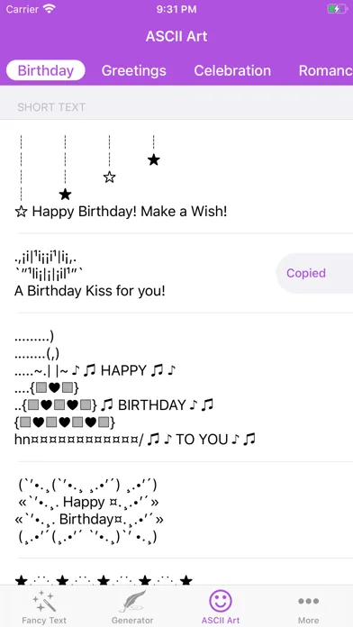 Fancy Text Symbols screenshot 5
