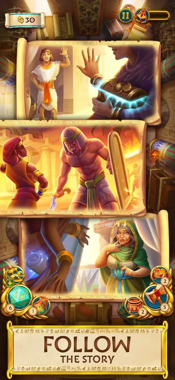 Jewels of Egypt・Match 3 Puzzle screenshot 4