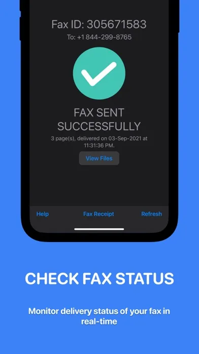 EaseFax: pay per use, send fax screenshot 2