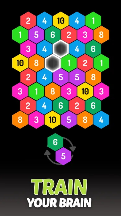Merge Hexa™ Number Puzzle Game screenshot 2