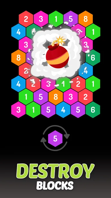Merge Hexa™ Number Puzzle Game screenshot 4