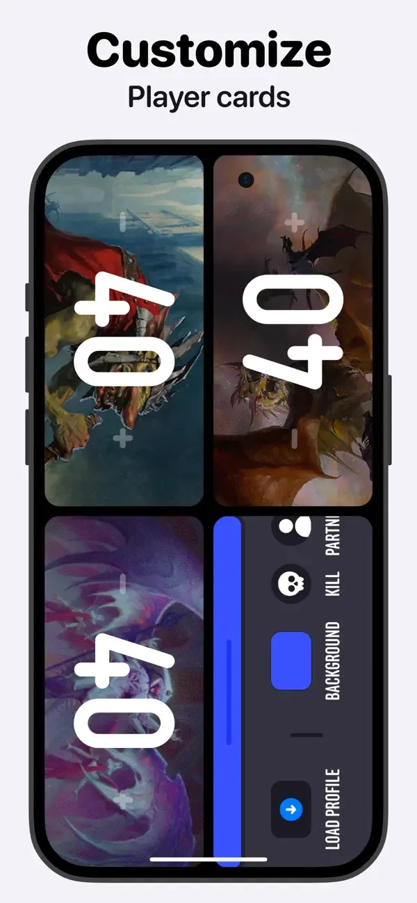MTG Life Counter App: Lotus screenshot 2