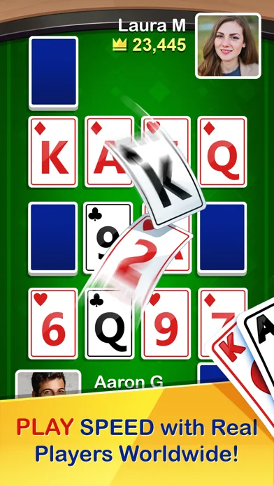 SPEED - Heads Up Solitaire screenshot 1