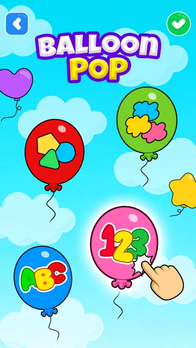 Balloon Pop Toddler Baby Game screenshot 1