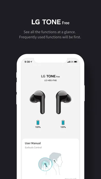 LG TONE Free screenshot 1