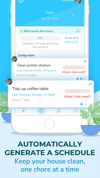 Sweepy: Home Cleaning Schedule screenshot 2