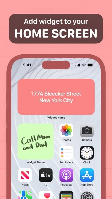 Sticky Notes Widget screenshot 1