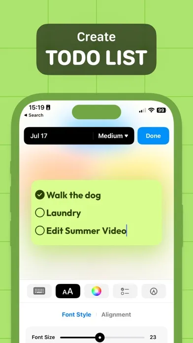 Sticky Notes Widget screenshot 3