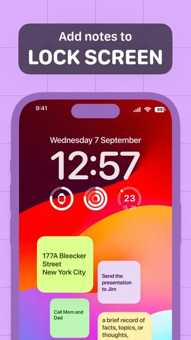 Sticky Notes Widget screenshot 4