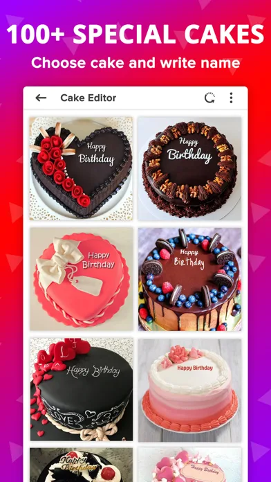 Birthday Photo Frame With Cake screenshot 5
