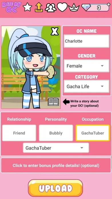 Rate My OC screenshot 2