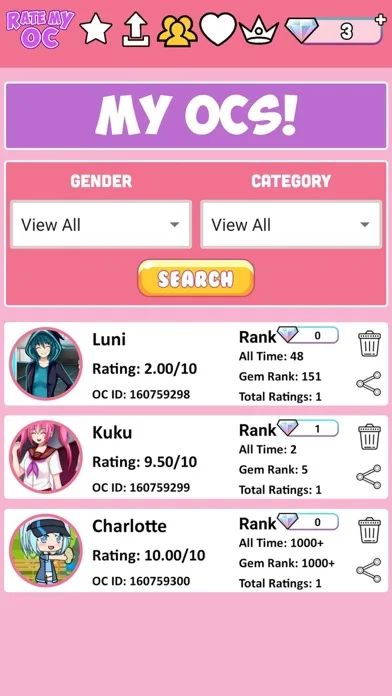 Rate My OC screenshot 5