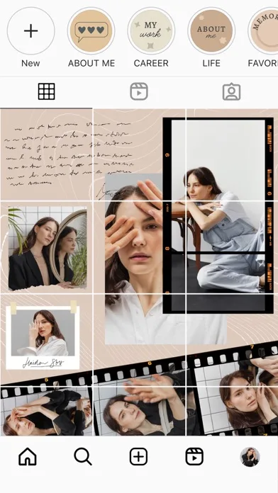 Grid post & Photo layout maker screenshot 1