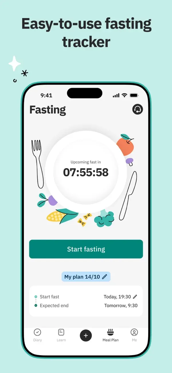 Unimeal: Fasting and Diet screenshot 2