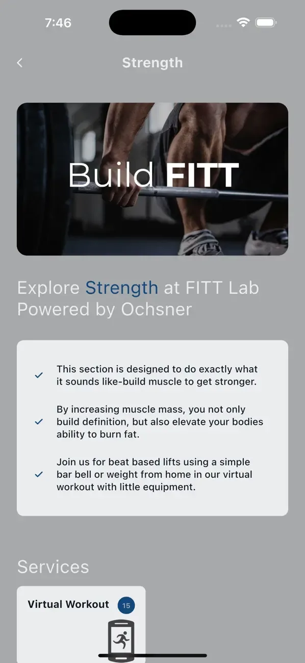 FITT Lab Powered by Ochsner screenshot 4