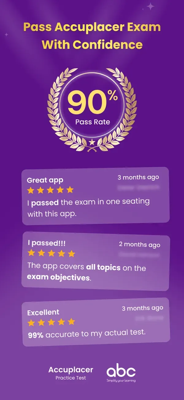 Accuplacer Exam Training 2026 screenshot 1