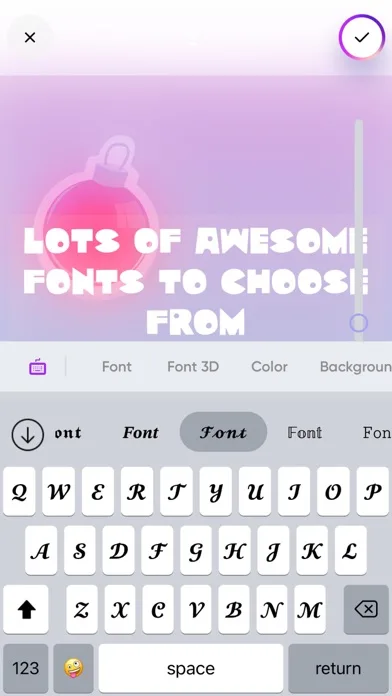 Font: Fonts for Keyboard screenshot 1