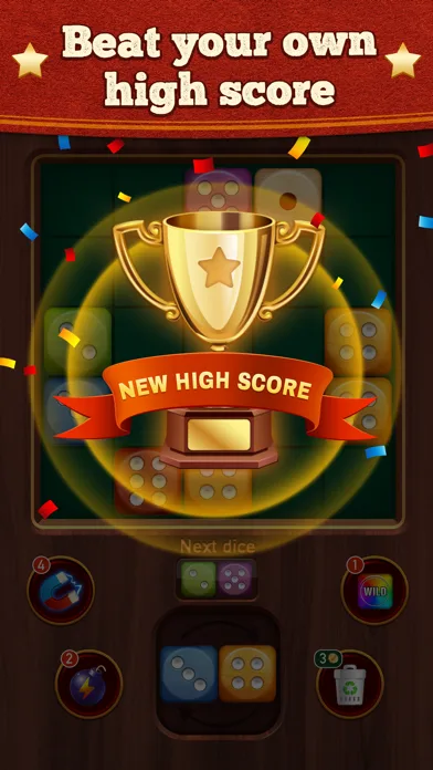 Woody Dice Merge Puzzle screenshot 4