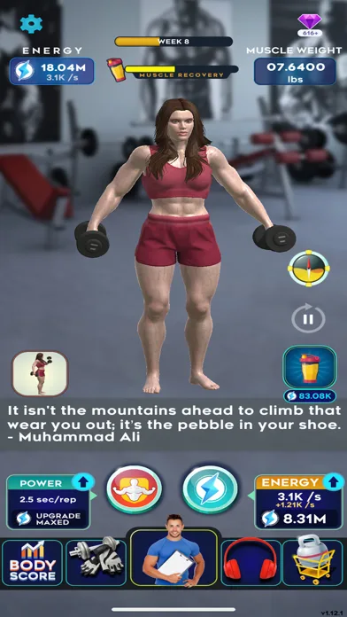 Idle Workout ! screenshot 2