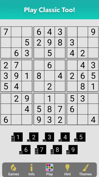 Sudoku Color - Classic Puzzle! screenshot 2