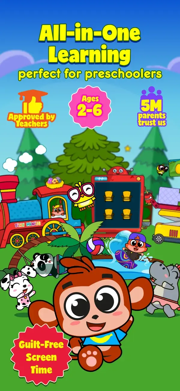 Toddler Games - Tiny Minies screenshot 1