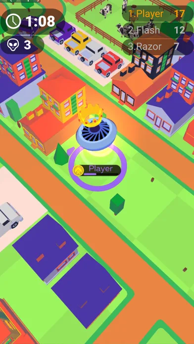 Crazy Spaceship.io: Alien Wars screenshot 1