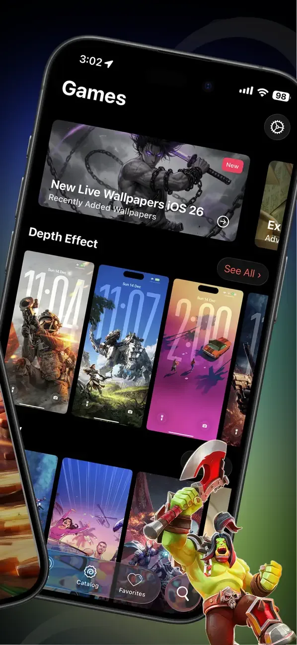 Game & Live Wallpaper 4K screenshot 2