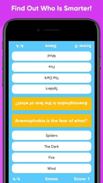 2 Player Quiz Multiplayer Game screenshot 2