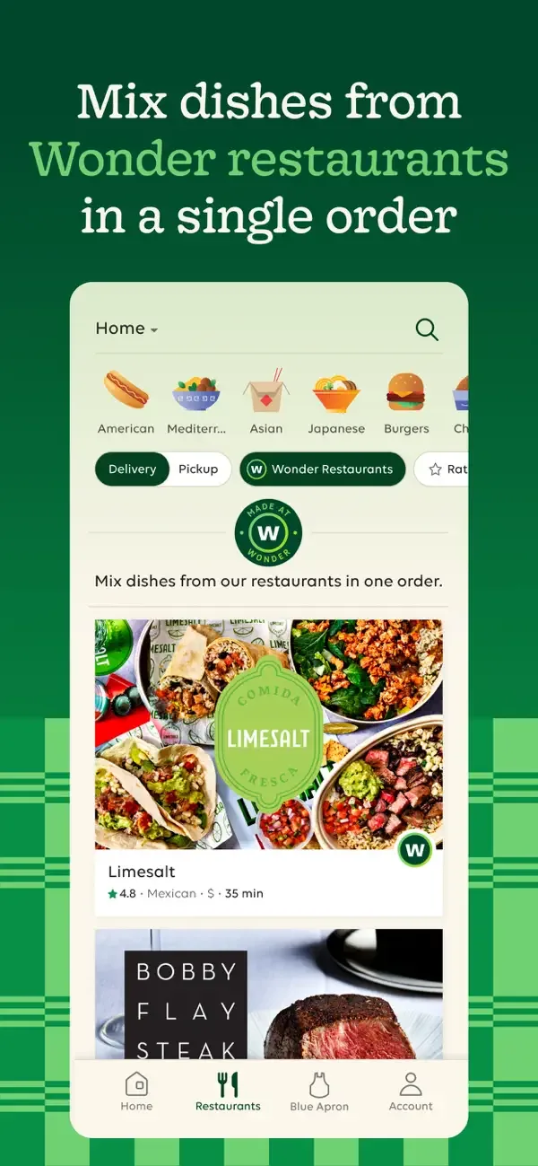 Wonder: Food Delivery screenshot 3