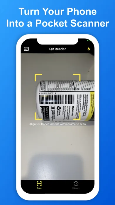 SkyBlueScan: QR Code Scanner screenshot 2