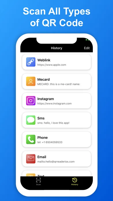 SkyBlueScan: QR Code Scanner screenshot 3