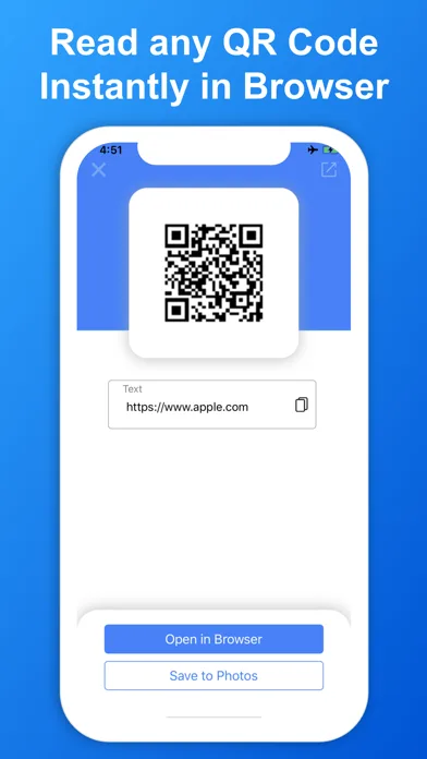 SkyBlueScan: QR Code Scanner screenshot 4