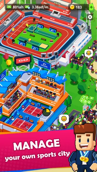 Sports City Tycoon: Idle Game screenshot 1