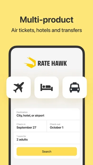 RateHawk: Hotel Booking screenshot 1