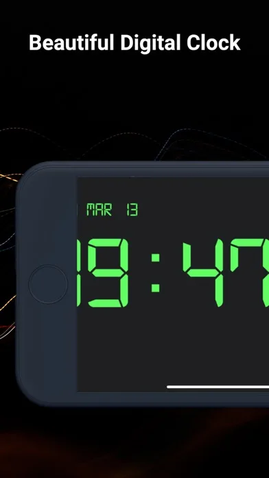 Digital Clock - Bedside Widget screenshot 1