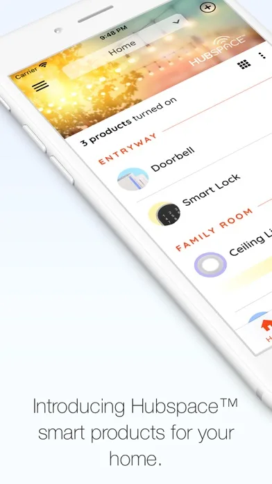 Hubspace screenshot 1