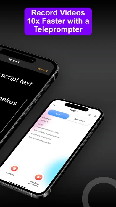Teleprompter App Record Videos screenshot 2
