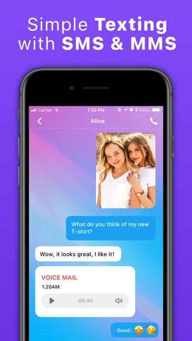 Text App: Wifi Calling+Texting screenshot 4