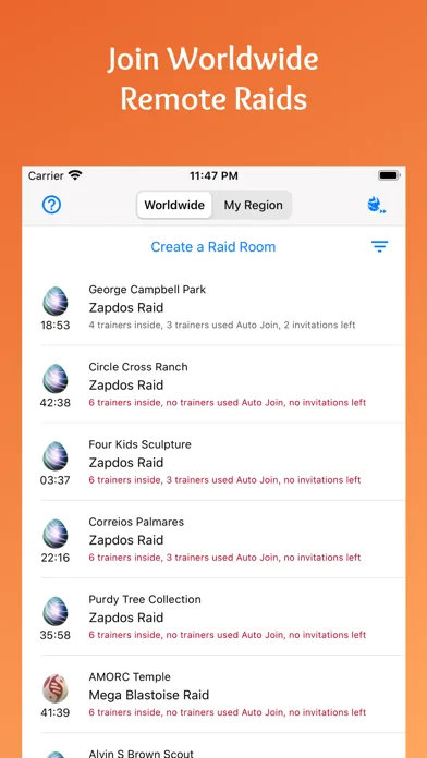 PokeRaid - Raid From Home screenshot 1