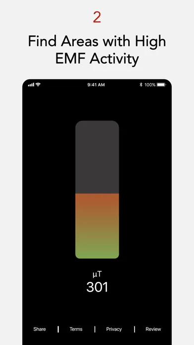 EMF Radiation Detector Reader screenshot 2