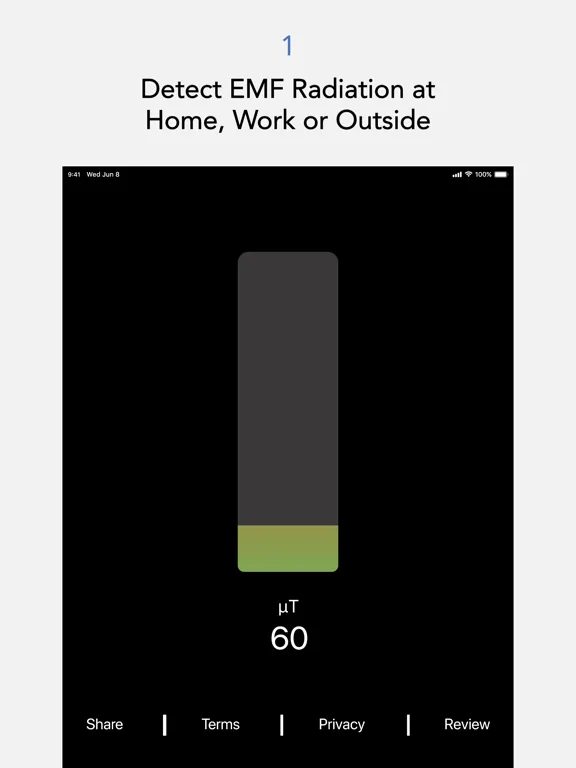 EMF Radiation Detector Reader screenshot 4