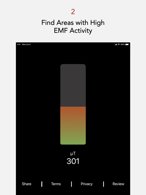 EMF Radiation Detector Reader screenshot 5