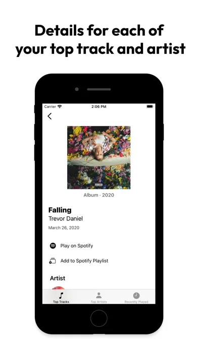 Statiks: Spotify Stats Tracker screenshot 3