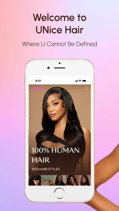 UNice: Wigs & Hair Bundles screenshot 2