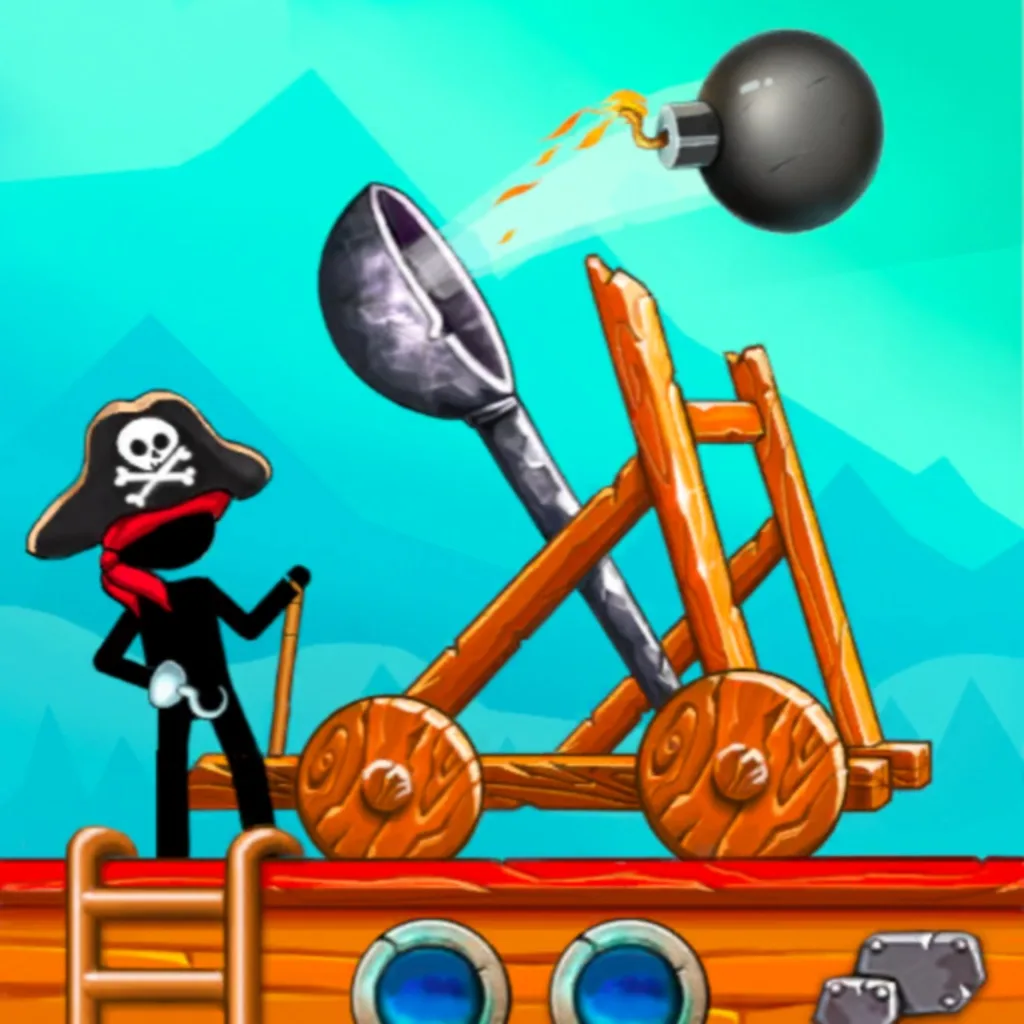 The Catapult: stick man game